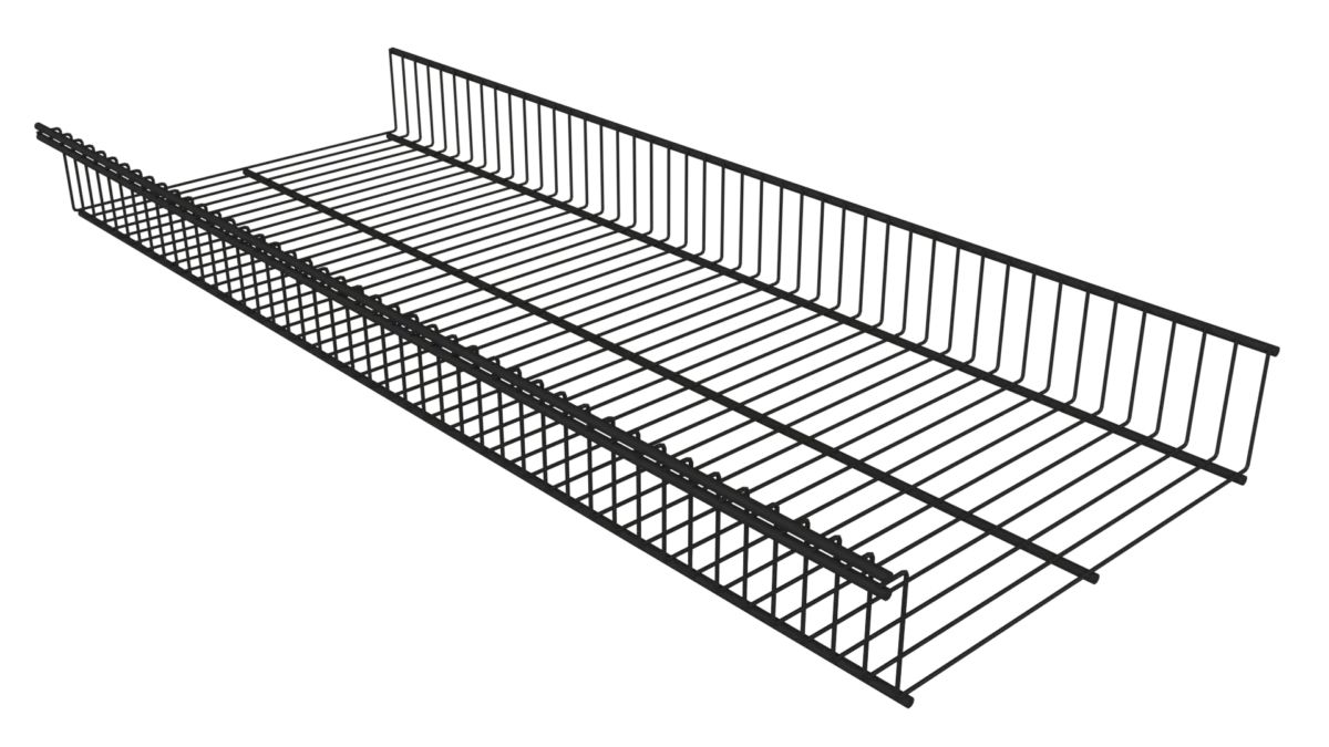 Корзина стационарная 903х340х85 (Черный) Корзина стационарная 903х340х85 (Черный)