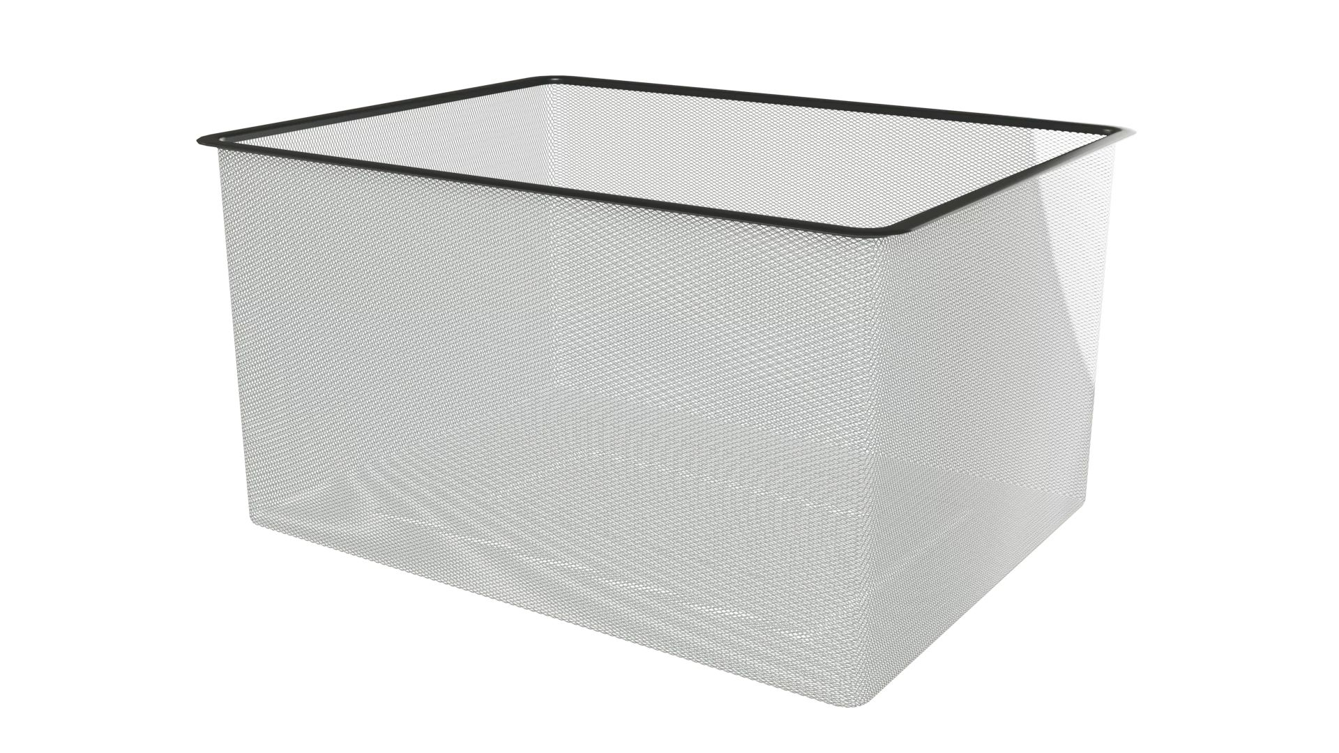 Корзина мелкосетчатая 535х410х285 (Черный) Корзина мелкосетчатая 535х410х285 (Черный)
