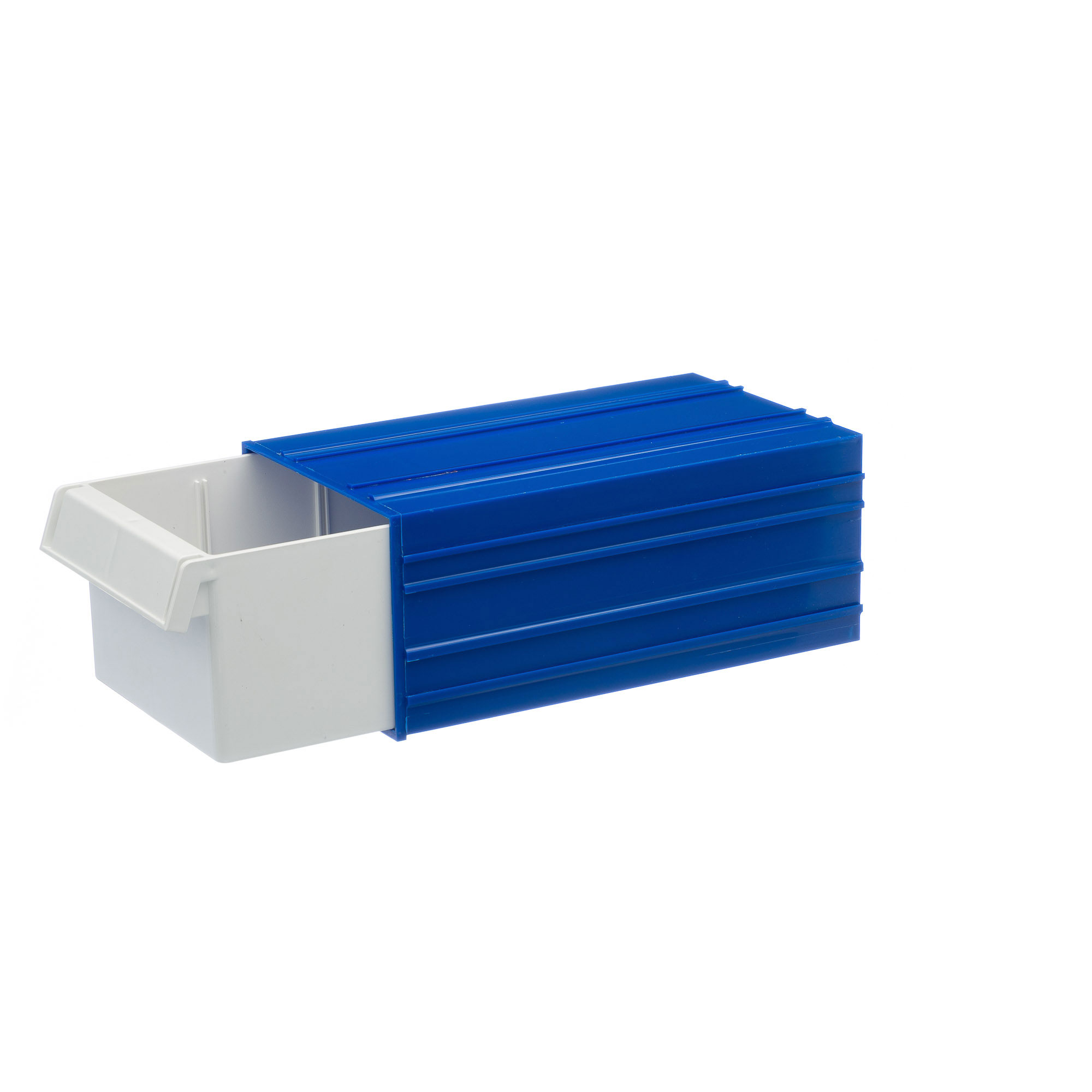 Пластиковый короб С-2-синий-белый 232х140х100мм