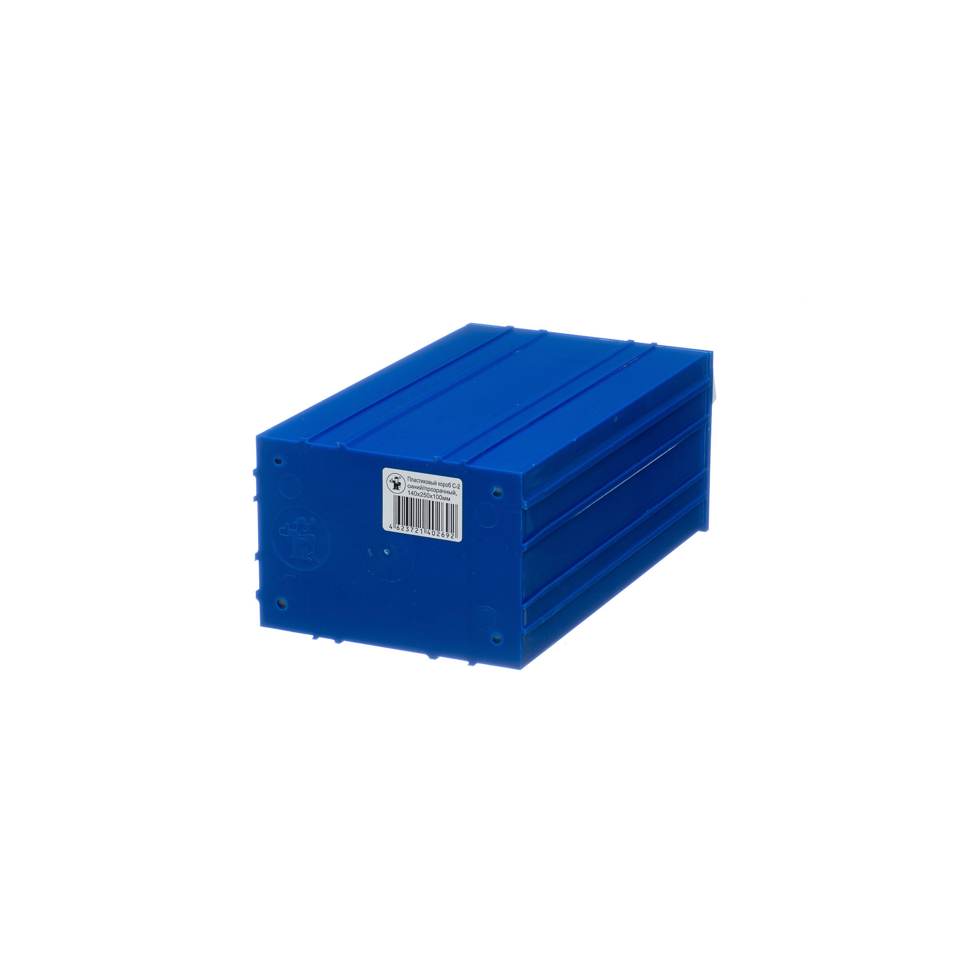 Пластиковый короб С-2-синий-белый 232х140х100мм