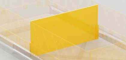 Разделитель высокий поперечный (с установочными планками) Разделитель высокий поперечный (с установочными планками)