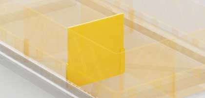 Разделитель высокий поперечный 1/2 (с установочными планками) Разделитель высокий поперечный 1/2 (с установочными планками)