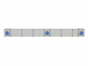 Шина для электропроводки 1200 мм (230V x 3)