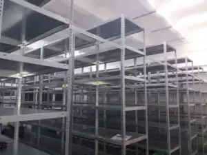 Поставка оцинкованных полочных стеллажей УМС ПРОФИ