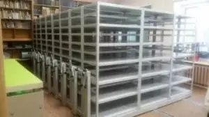 Поставка и монтаж перекатного стеллажного комплекса для нужд библиотеки