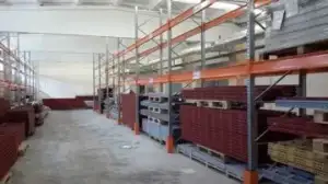 Фронтальный стеллажный комплекс для хранения длинномера