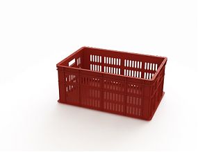 Ящик универсальный пищевой перфорированные стенки, сплошное дно 600х400х259 (12.435Lе.40.PE)