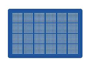 Ящик полимерный для полуфабрикатов перфорированный 600х400х75 (12.437.60.PE R)