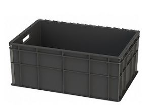 Ящик универсальный пищевой сплошной лёгкий 600х400х259 (12.435FL.61.PE.R)