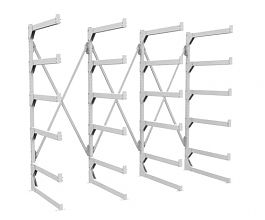 Стеллаж консольный металлический СтК-03 Стеллаж консольный металлический СтК-03