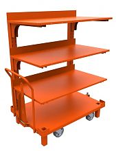 Тележка-стеллаж консольная одинарная, 4 уровня хранения Тележка-стеллаж консольная одинарная, 4 уровня хранения