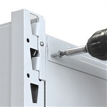 Стеллаж-шкаф СТ-600 с сетчатыми дверьми 2500х980х900 4 полки