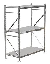 Стеллаж MS Pro 2500х900х500, 3 яруса, оц.
