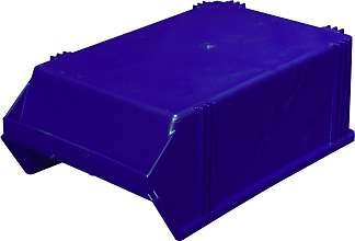 Пластиковый ящик 500х310х183 мм 7965 (синий)