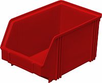 Пластиковый ящик 250х148х130 мм 7967 (красный)
