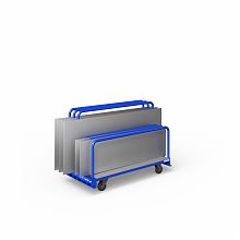 Стеллаж на колесах для перевозки листового материала СМК-1300х600 Стеллаж на колесах для перевозки листового материала СМК-1300х600