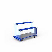 Стеллаж на колесах для перевозки листового материала СМК-1300х600 Стеллаж на колесах для перевозки листового материала СМК-1300х600