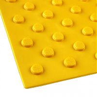 Тактильная плитка для слабовидящих, конус шахматный (500x500, ПВХ)