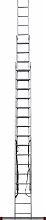 Лестница алюминиевая трехсекционная NV1230.16