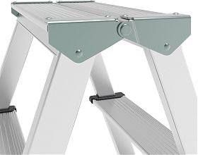 Стремянка алюминиевая двухсторонняя NV1120.2
