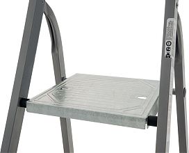 Стремянка стальная с алюминиевыми ступенями NV1130.4
