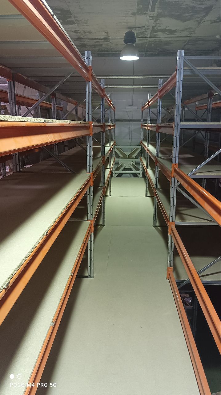 Увеличили складские мощности за счёт строительства мезонина