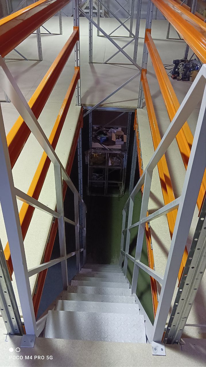 Увеличили складские мощности за счёт строительства мезонина