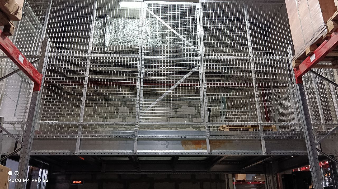 Увеличили складские мощности за счёт строительства мезонина