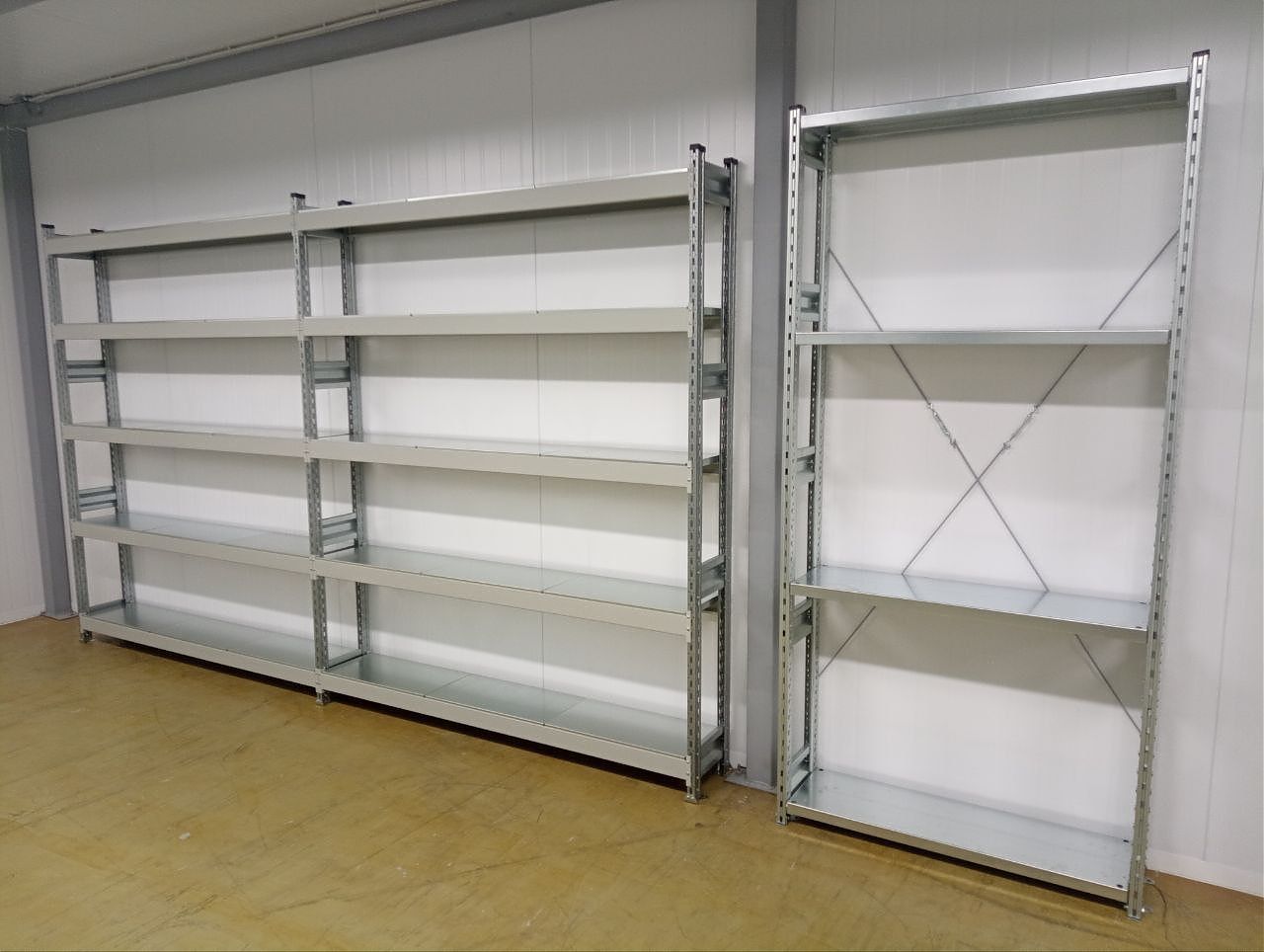 Стеллажи СТ-051, СТ-023, СТ-031 — комбинированная расстановка