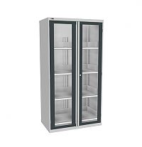 Шкаф инструментальный ВС-055-03 с дверьми окнами