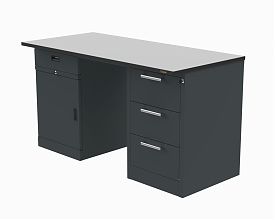 Стол рабочий 1500х700 мм 41.Т.С1.С3 (RAL7035)