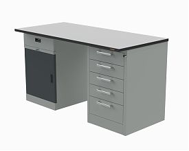 Стол рабочий 1800х700 мм 41.Т.С1.С5 (RAL7012)