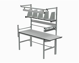 Стол рабочий 2000х900 мм Упаковочный Базовый (RAL7012)