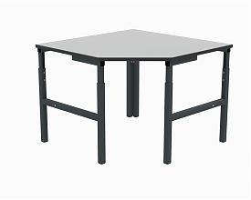 Угловой соединительный стол 700х1050х1050х700х500 мм (RAL7035)