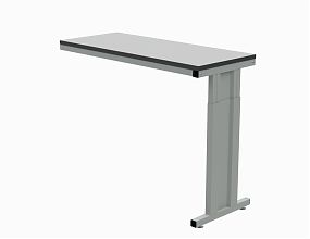 Стол угловой 1200х500 мм 41.Уу (RAL7012)