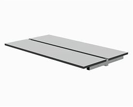 Полка для оборудования 2х(1800х400 мм)для 41.О (RAL7035)