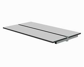 Полка для оборудования 2х(1200х400 мм)для 41.О (RAL7035)