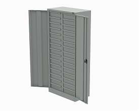 Шкаф для хранения комплектующих 1850х820х450 мм ESD (RAL7035)