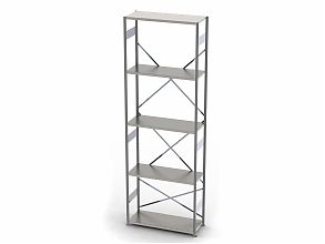 Стеллаж S90 3030х1000х600, 5 полок, осн. секция