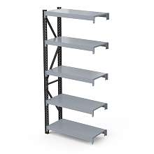 Стеллаж Векстор 500 (2000x1200x600 мм) 5 ярусов. Доп. секция