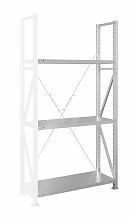 Стеллаж MS U 300x100x80/3 (Нагрузка на полку 200, сплошная) ДС