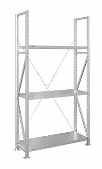 Стеллаж MS U 200x70x40/3 (Нагрузка на полку 200, сплошная)