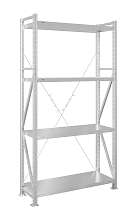Стеллаж MS U 300x150x50/4 (Нагрузка на полку 150, сплошная)