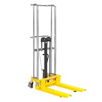 Штабелер гидравлический PJ4150 (400 кг; 1,5 м; с вилами и площадкой) SMARTLIFT