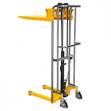 Штабелер гидравлический PJ4150 (400 кг; 1,5 м; с вилами и площадкой) SMARTLIFT