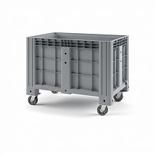 Пластиковый контейнер IBOX 1200х800 (сплошной, на колёсах)