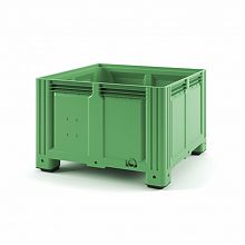 Пластиковый контейнер IBOX 1130x1130x760 (сплошной, на ножках)